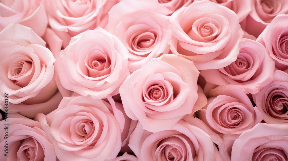 Naklejka premium bouquet blush pink