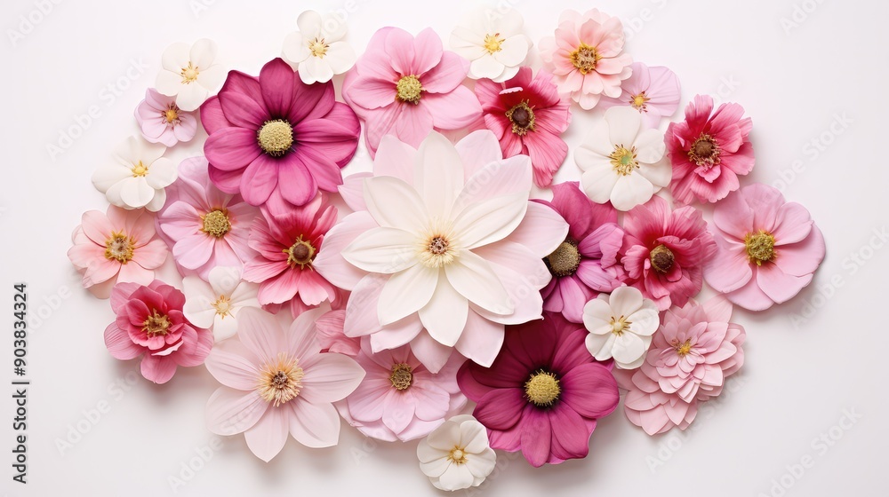 hues pink flower on white hues pink flower on white