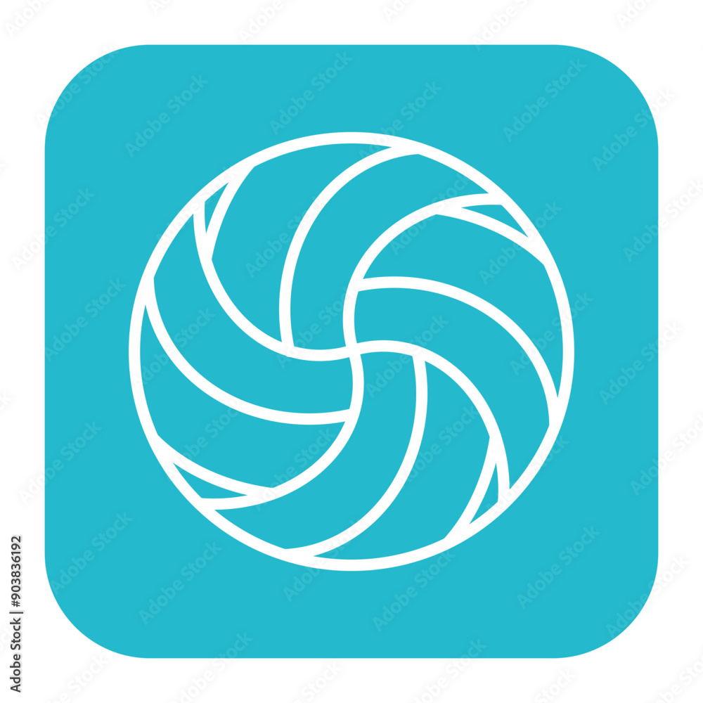 Fototapeta premium Volleyball Icon