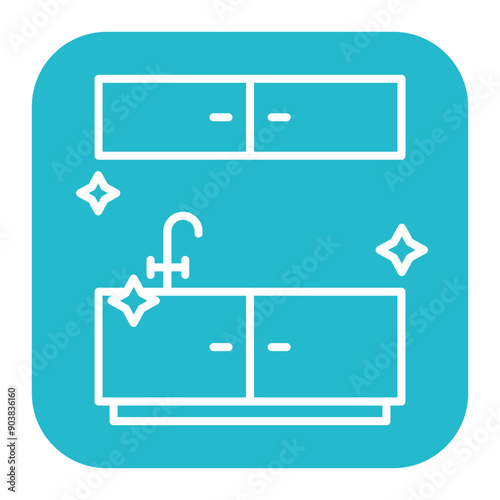 Cleaning Countertops Icon