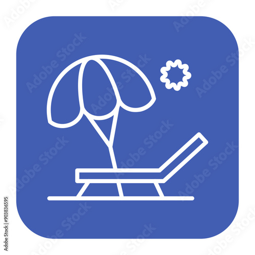 Beach Chair Icon