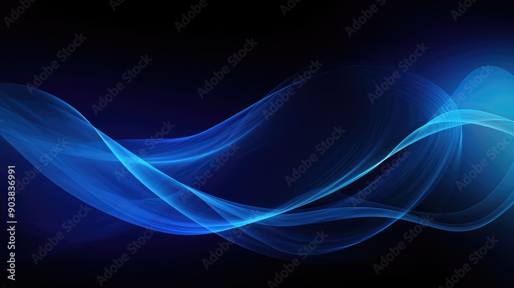 Fototapeta premium lines dark blue background abstract