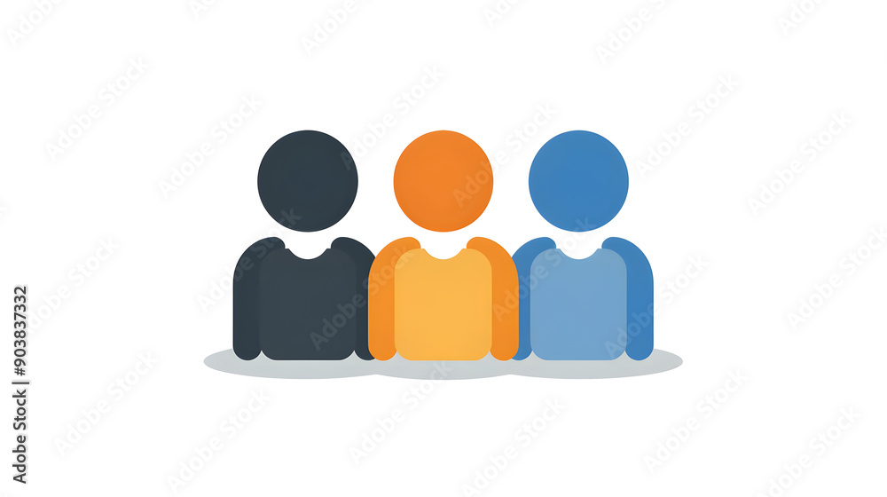 United in Diversity: A minimalist icon depicting three figures in vibrant colors, symbolizing the power of teamwork and inclusion in a globalized world. United in Diversity: A minimalist icon depicting three figures in vibrant colors, symbolizing the power of teamwork and inclusion in a globalized world.