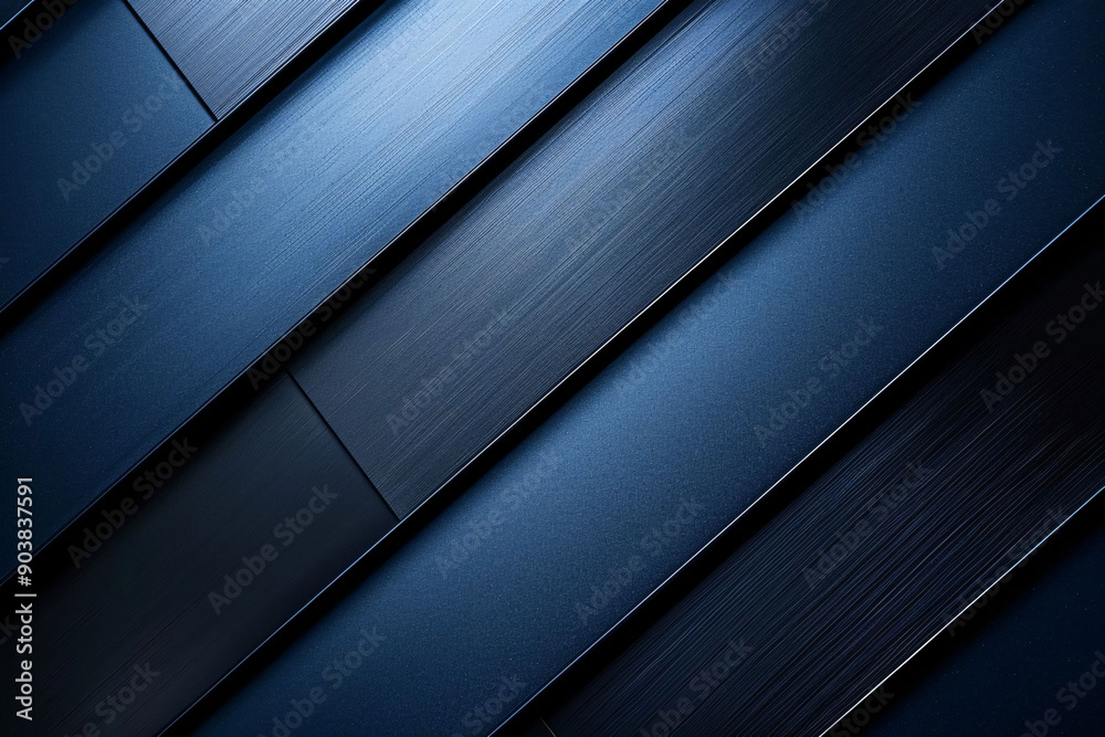Obraz premium Abstract Blue Metallic Surface with Texture