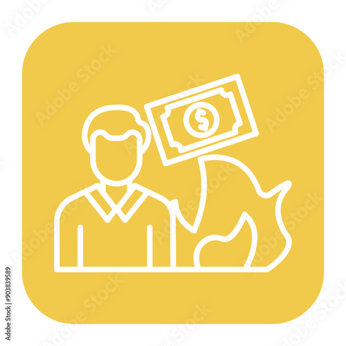 Greed Fueled Fire Icon