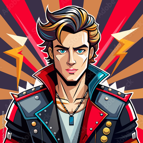 rock punk rock'n'roll musician art