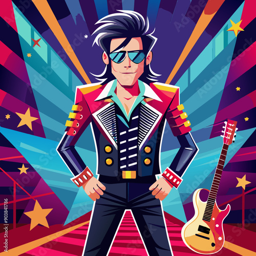 rock punk rock'n'roll musician art