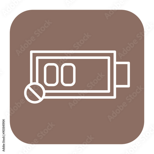 Empty Battery Icon