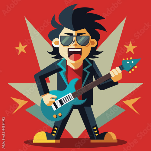 rock punk rock'n'roll musician art