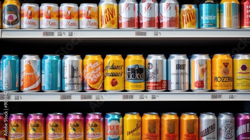 lager canned beer