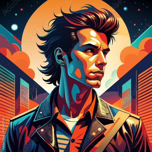 rock punk rock'n'roll musician art