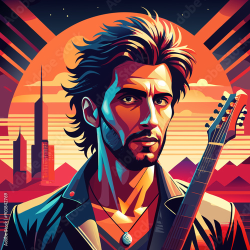 rock punk rock'n'roll musician art
