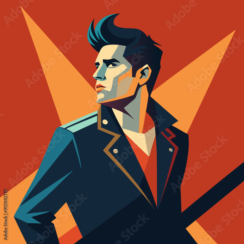 rock punk rock'n'roll musician art