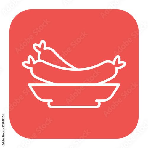 Hot Dog Icon