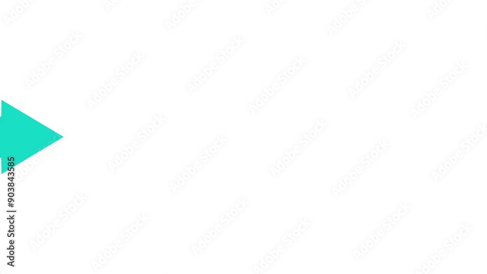 Arrow direction sign animation. Arrow loop animation direction concept. arrow navigation.