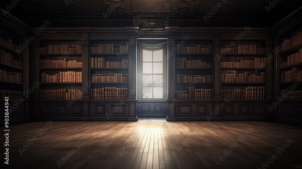 study blurred empty interior room study blurred empty interior room