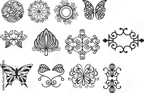 Design  Pattern for high fashion Embroidery handwork and machine work