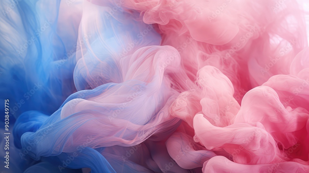 Fototapeta premium up smoke pink blue