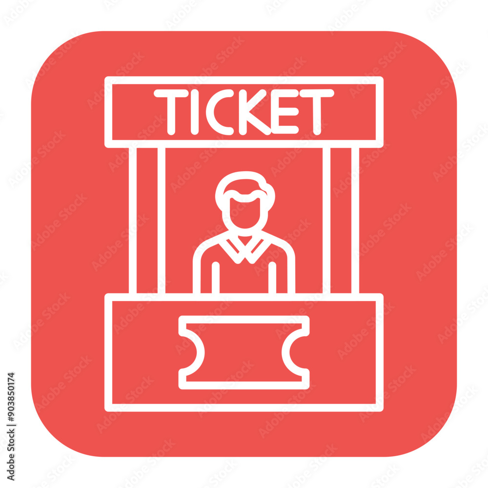 Ticket Office Icon Ticket Office Icon
