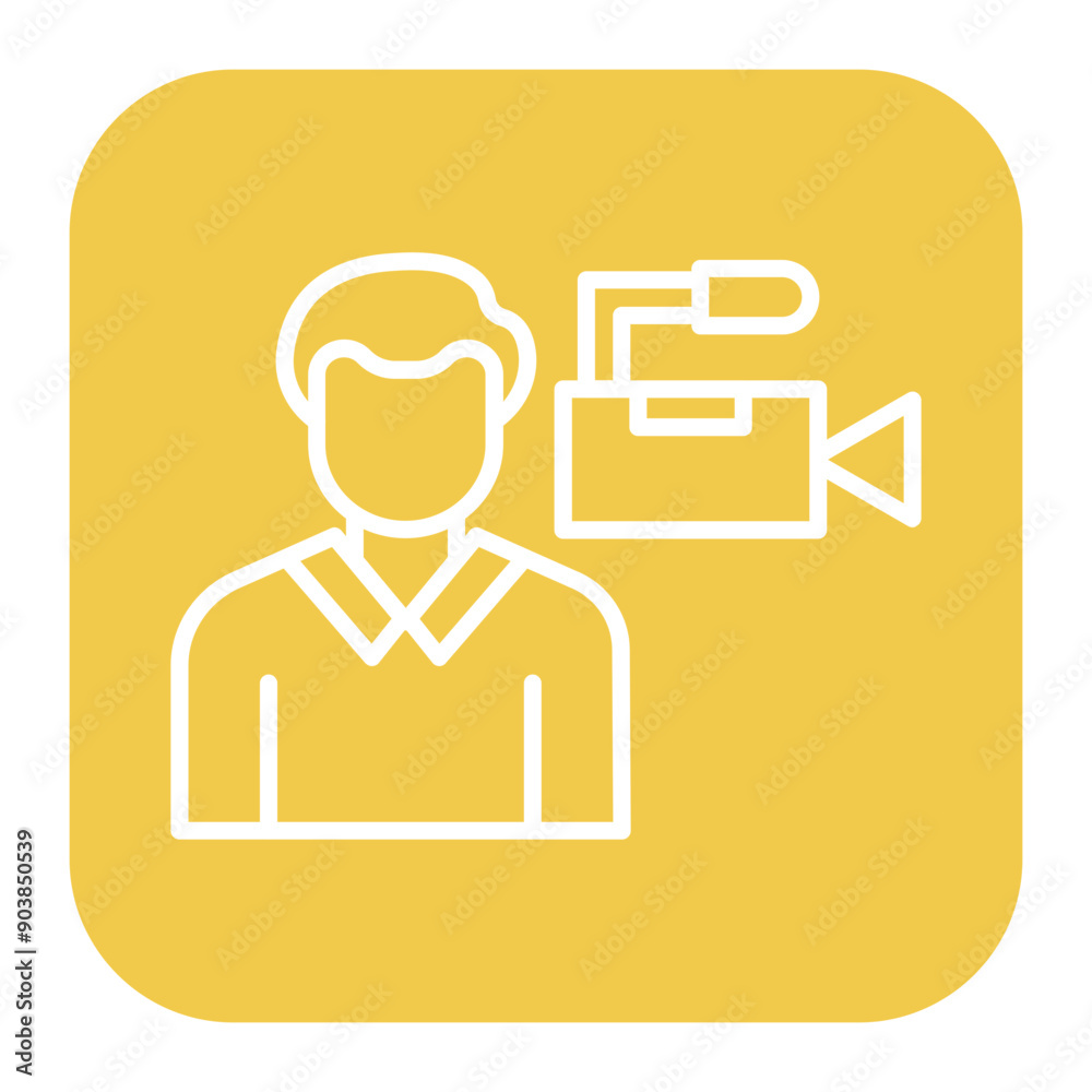 Camera Operator Icon Camera Operator Icon
