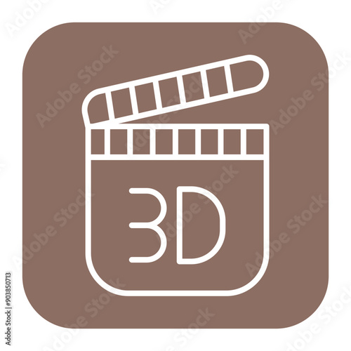 3d Film Icon