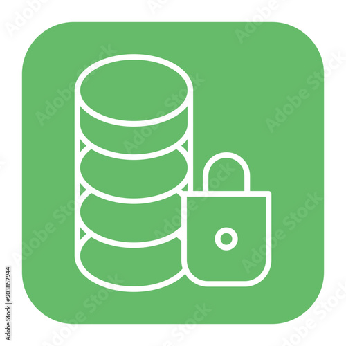 Secure Database Icon