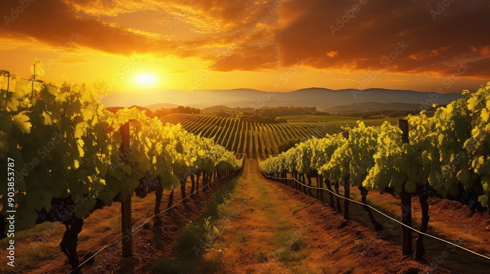 Naklejka premium light wine vintage