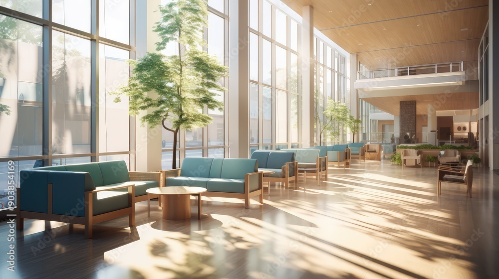 Fototapeta premium windows lighting hospital