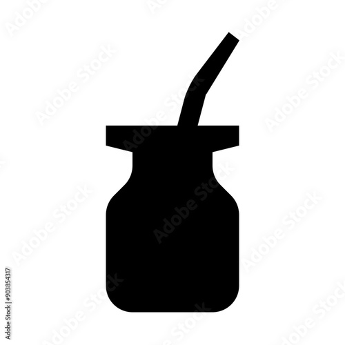 Yerba Mate Gourd Calabash Solid Icon