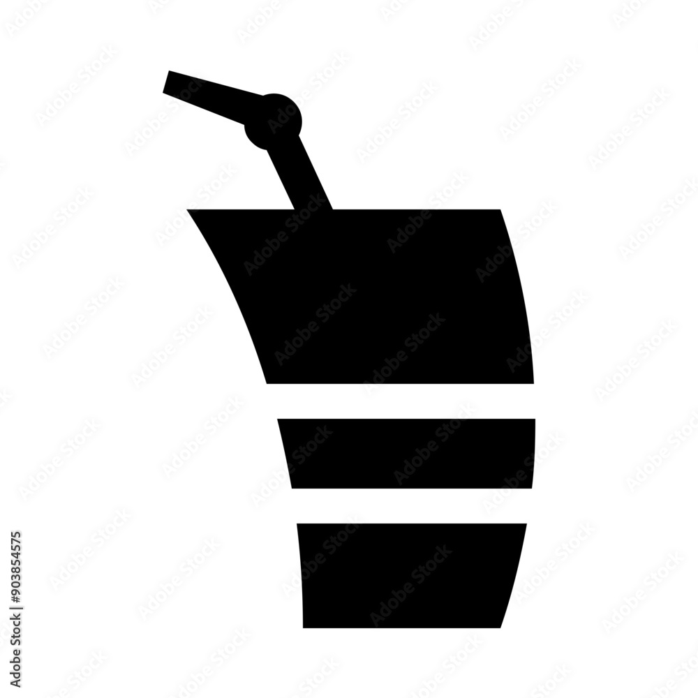 Obraz premium Yerba Mate Gourd Calabash Solid Icon