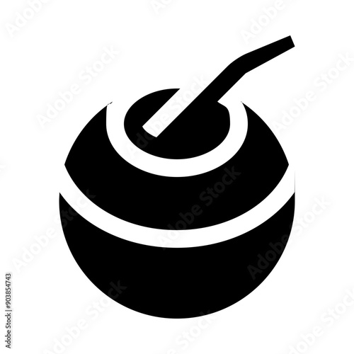 Yerba Mate Gourd Calabash Solid Icon