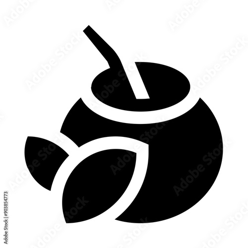 Yerba Mate Gourd Calabash Solid Icon