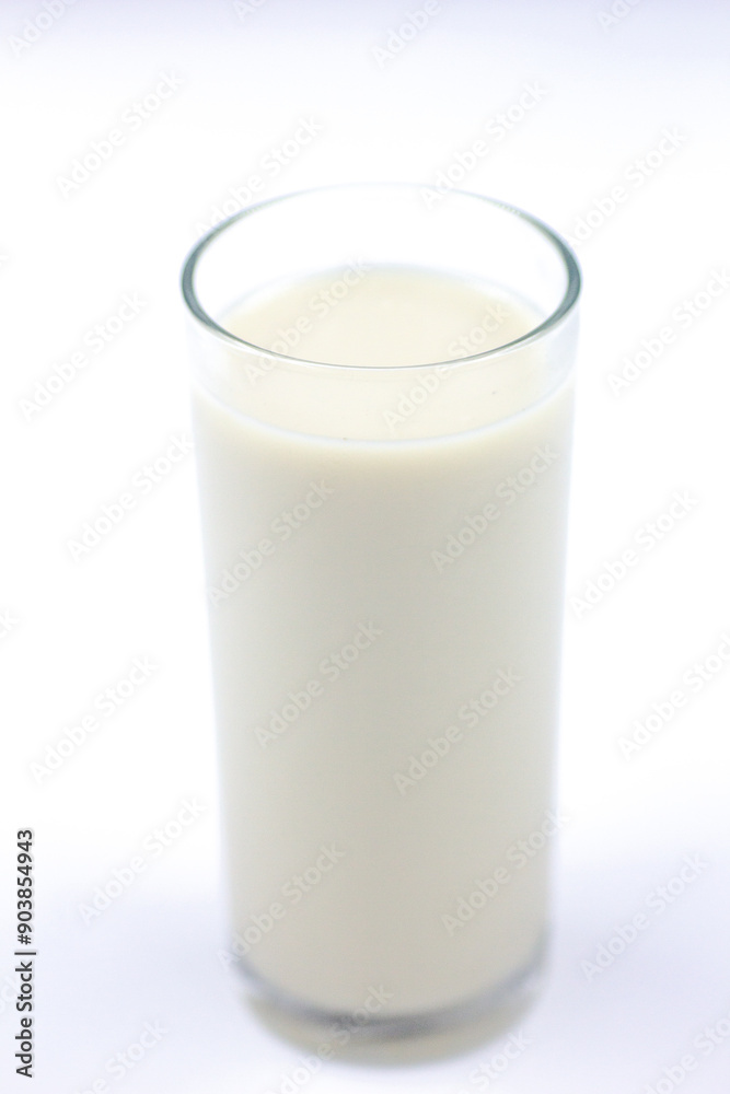 glass of soy milk isolated on white glass of soy milk isolated on white