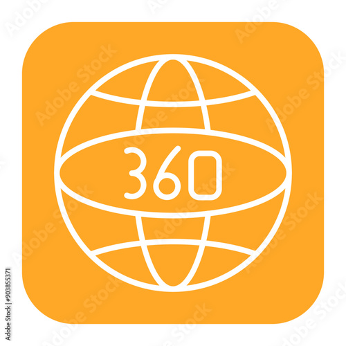 360 Degrees Icon