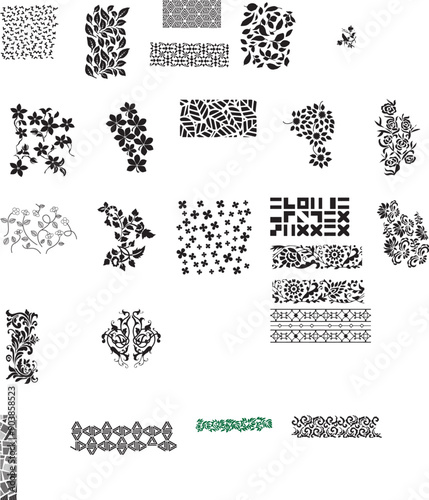 Design  Pattern for high fashion Embroidery handwork and machine work