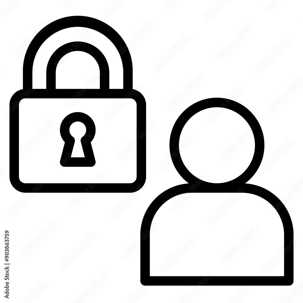 User login or authenticate icon User login or authenticate icon