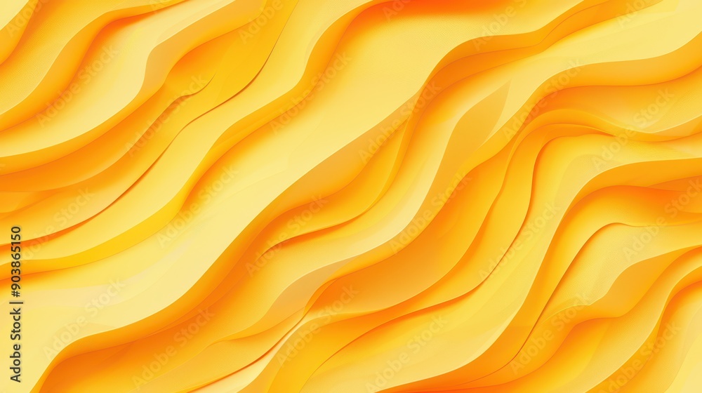 Yellow wavy abstract seamless pattern background with smooth, flowing lines and gradient hues. Ideal for artistic, creative, and design concepts. Yellow wavy abstract seamless pattern background with smooth, flowing lines and gradient hues. Ideal for artistic, creative, and design concepts.