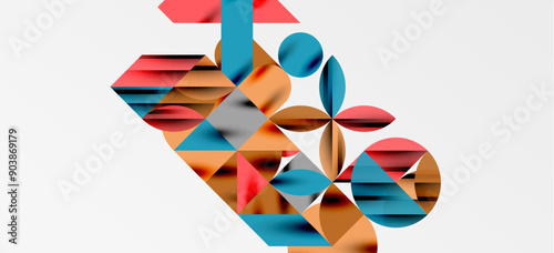 Geometric neo patterns. Abstract background for covers, banners, flyers and posters and other templates