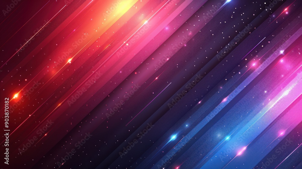 Obraz premium Abstract Neon Lights Background