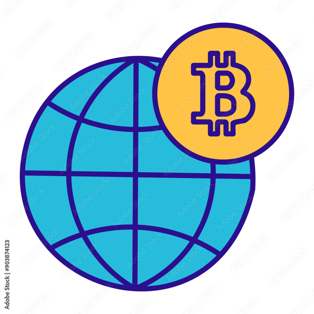 Hand Drawn Bitcoin Icon Vector Hand Drawn Bitcoin Icon Vector