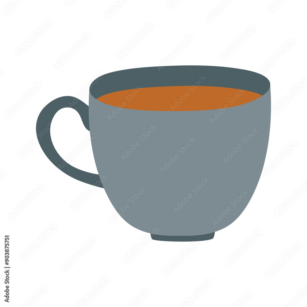Coffee, cocoa cup isolated on white background. Design for invitation or greeting card, poster Coffee, cocoa cup isolated on white background. Design for invitation or greeting card, poster