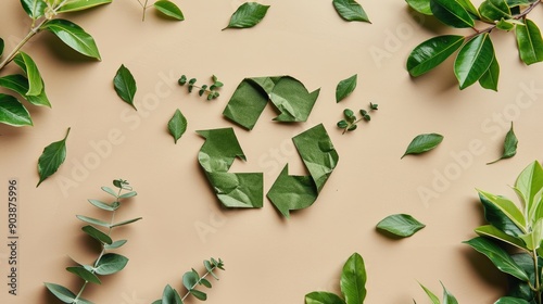 A green leafy plant with a leafy green circle in the middle