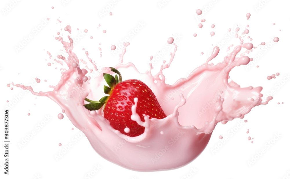 PNG Strawberry milk splash fruit plant food. PNG Strawberry milk splash fruit plant food.