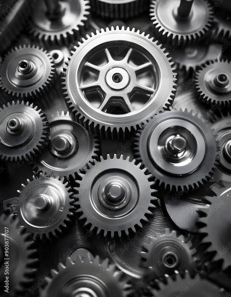 Close up of gears and cogs Close up of gears and cogs