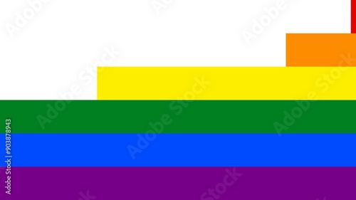 Pride rainbow flag