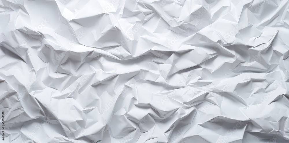 Obraz premium Abstract White Wrinkled Texture