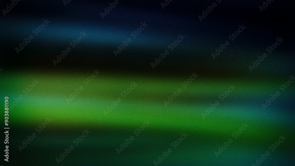 Fototapeta premium Abstract green and blue gradient background in 4K resolution. Grainy texture with a smooth blur, perfect for wallpapers, banners, and creative projects. High-quality design for a modern look
