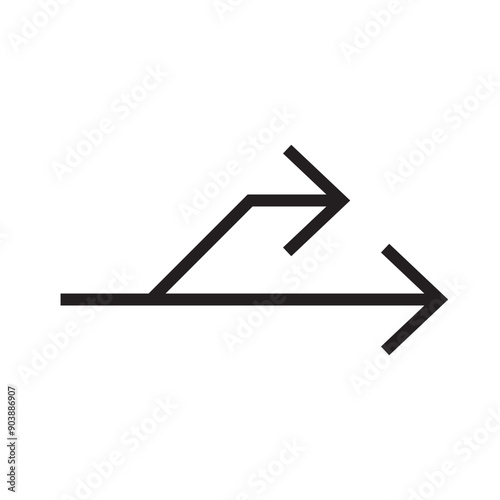 minimal line arrow