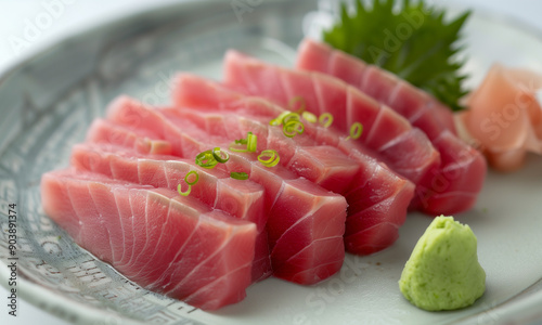 tuna sashimi 참치회 photo