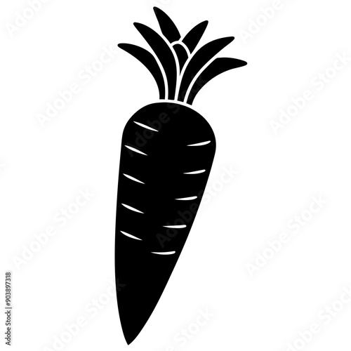 carrot icon vector illustration